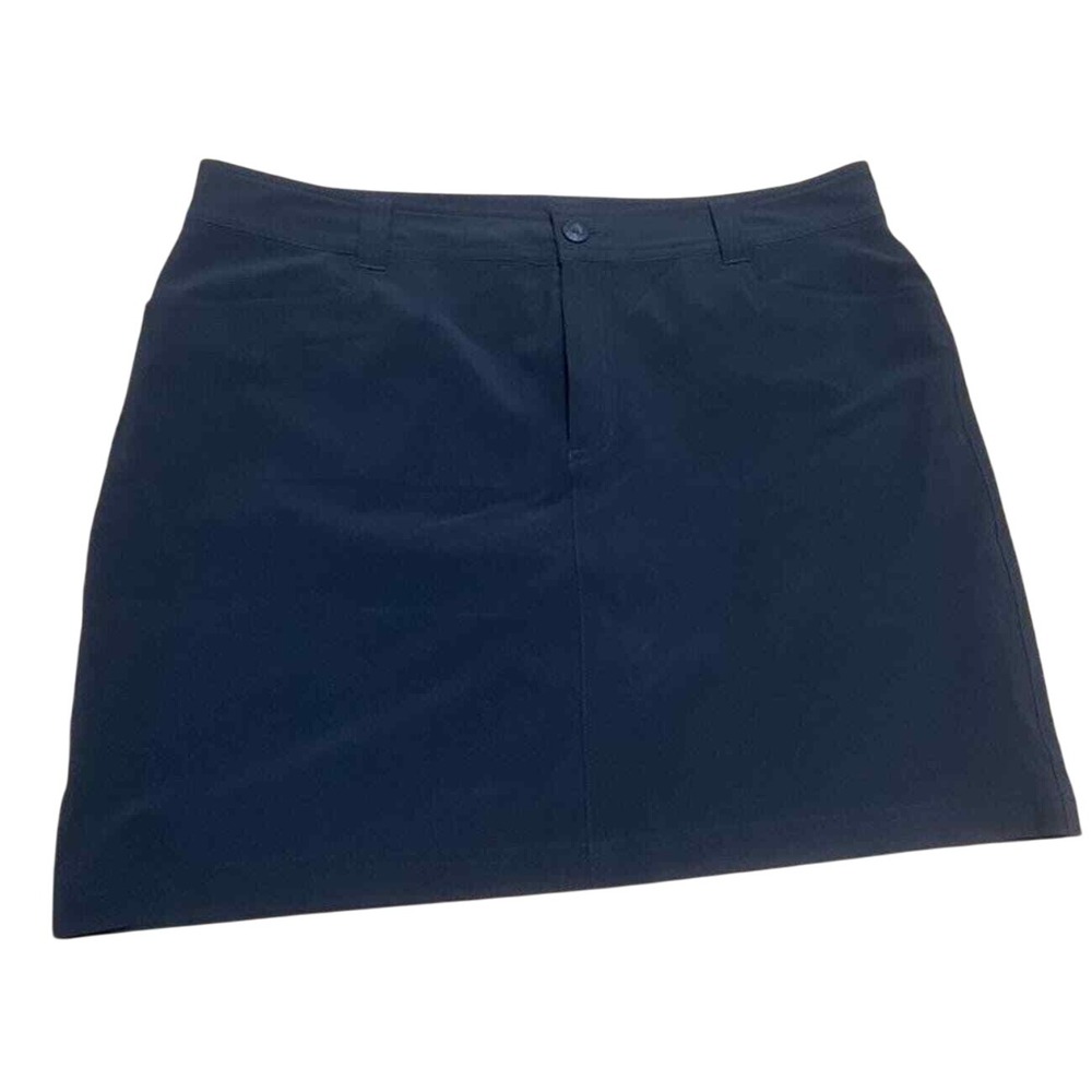 Eddie Bauer Women's Skort Women's 14 Black Golf Outdoor Athletic Shorts Skirt
